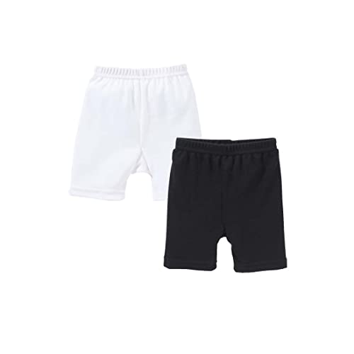 Image of Cotton Combo Cycling Shorts| Under Dress | Yoga Shorts | Workout Shorts | Running Shorts | Gym Shorts for Girls Pack of 2 | |