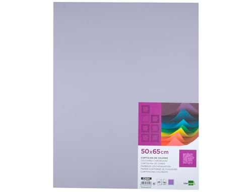 Cartulina liderpapel 50x65 cm 180g/m2 lila paquete de 25