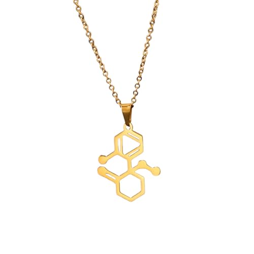 Collier pendentif multipolaire technologie et design moléculaire haut de gamme