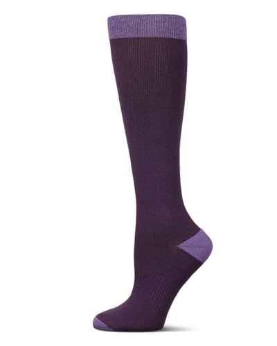 Wellfit Unisex Multi Striped Cotton Blend 15-20mmHg Graduated Compression Socks