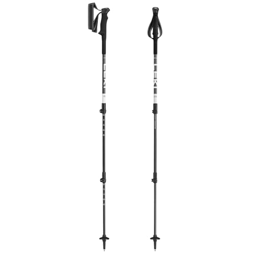 LEKI Legacy Lite Pro Wanderstöcke Damen & Herren | verstellbare Trekkingstöcke aus Aluminium (100-135cm) mit Trekkingteller | komfortabler Schaum-Griff + Griffverlängerung