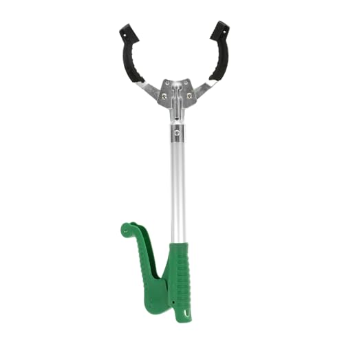 IWOWHERO Heavy Duty Reacher Grabber up Tool Aluminum Alloy Garbage Clip for Wheelchair Users Elderly