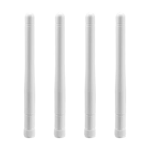 Image of Bingfu External WiFi Antenna RP-SMA 2.4GHz 5GHz 5.8GHz 3dBi Dual Band Wireless Antennas Replacement (4-Pack) for WiFi Router Security IP Camera Access Point USB WiFi Adapter
