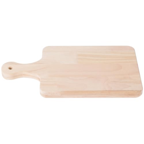Juego de 4 tablas de cortar rectangulares de madera beige miniatura 3