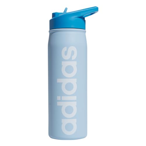 Image of adidas Straw Lid Metal Water Bottle 600 mL