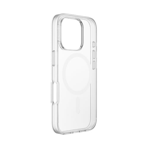 Image of POPSOCKETS iPhone 16 Pro Case Compatible with MagSafe, Phone Case for iPhone 16 Pro, Wireless Charging Compatible, Case Only - Clear