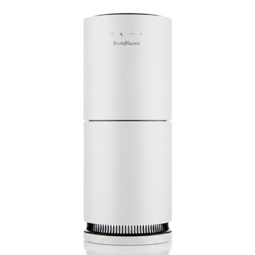 Image of EnviroGuard PRO X HEPA H13 Air Purifier for Large Rooms, 4 Stage Filtration with Activated Carbon for VOCs, Smoke & Odors, Captures 99.97% of Airborne Particles, Smart WiFi App, PM2.5 Monitor