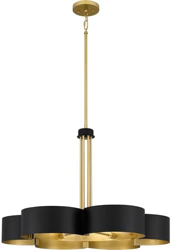 Quoizel Balsam 6-Light Matte Black Chandelier
