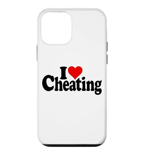 I LOVE HEART CHATING DECEPTION DISHONESTY �X�}�z�P�[�X iPhone 12 mini �p