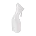 HealthSmart Female Portable Urinal Bottle with Contoured Handle for Incontinence, Lightweight Shatter-Resistant Plastic, 11.5 x 4 inches, 1 Quart Capacity, Clear