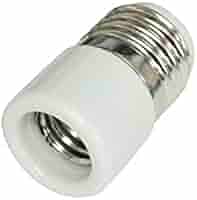 (未使用･未開封品)　磁器変換ソケットアダプター E26-E17 HS-L2617AD p1m72rm 変換ソケットアダプター 磁器タイプ E26→E17 白 HS-L2617AD 04