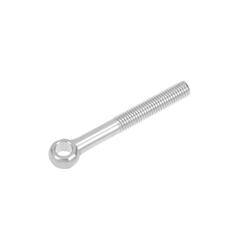 Image of METALLIXITY Shoulder Swing Lifting Bolt (M14x110mm) 1Pcs, 304 Stainless Steel Eye Bolts - for Home Renovation, Pipeline Gate Valves Fasteners, Silver