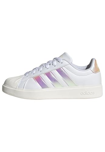 adidas Unisex niños STREETTALK Shoes Junior, FTWR White/Iridescent/Core White, 35 1/2 EU