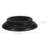 VILLFUL 20pcs Anti-slip Grand Piano Caster Cups for Furniture Wheels Plastic Foot Fixers for Refrigerator and Office Chair Non-skid Pads for Hardwood Floors Shock Absorbing Wheel Stoppers - Image 2