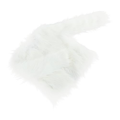 CONGARTENO Abrigo LED Navidad Mujer Sintética Blanca Xxl Abrigo