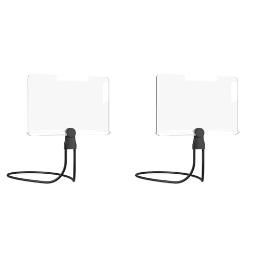 Loupe carrée détachable 2X pour lecture mains libres avec support réglable cou