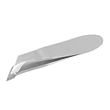 UPKOCH Taglia Cuticole e Rimozione Efficiente della Pelle Morta in Acciaio Inossidabile Professionale Funzione Antiscivolo Argento per Manicure