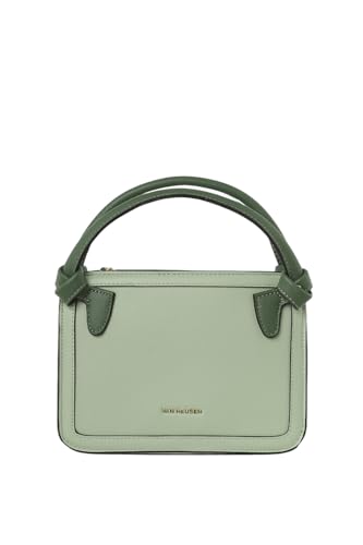Image of Van Heusen Women's Satchel Bag |Pastel Shade|Mint| Crossbody Detachable Strap