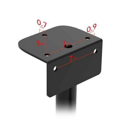 Soporte para torre de computadora PC ajustable para debajo del escritorio, con rotación de 360 grados y bloqueo seguro miniatura 4
