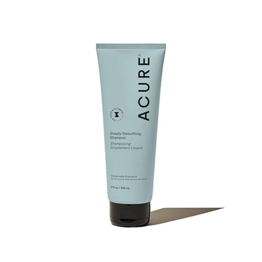 ACURE Simply Smoothing Shampoo - Coconut Water & Marula Oil | 100% Vegan | Performance Driven Hair Care | Smooths & Reduces Frizz | 8 Fl Oz