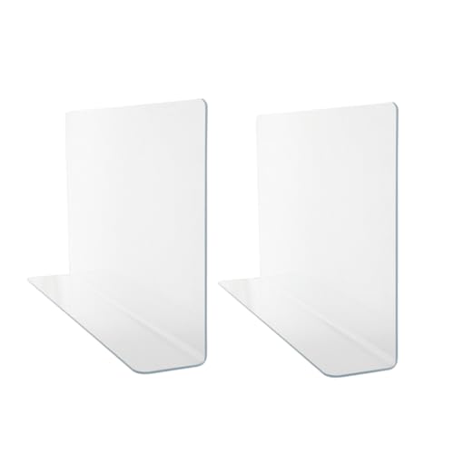 VICASKY 2pcs Transparent Shower Splash Guard Water Blocking Plate for Bathtub Corners Effortless Installation and Easy Cleaning Aesthetic Bathroom Protector Against Water Splashing