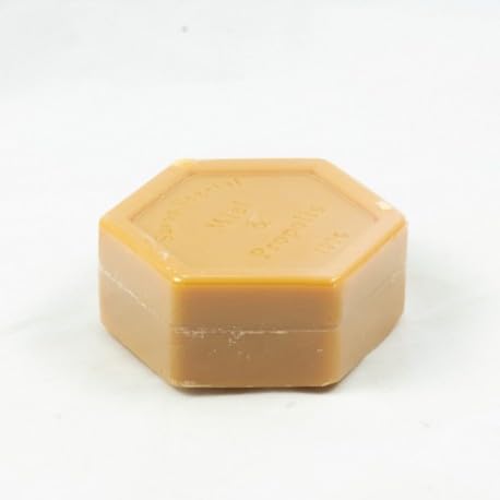 Jabon hexagonal miel y propoleo 100 grs