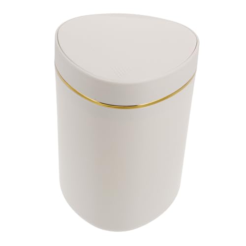 Cabilock Cestino Spazzatura Con Coperchio Mini Bidone Per Rifiuti Piccolo Cestino Da Scrivania Per Ufficio e Casa Contenitore Da Tavolo in Plastica Compatto