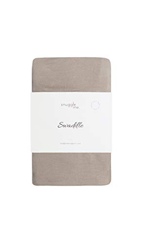 Image of snuggle me Swaddle | Organic Cotton Swaddle Blanket, Soft Stretch, 47 x 47 inches (Birch)