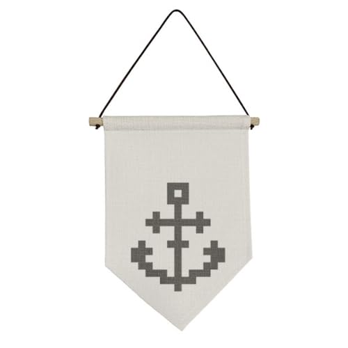 Toile drapeau suspendu summer voile navire pixel art mural