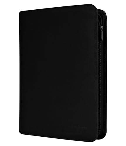 Image of Premium 9 Pocket Card Binder, Holds 360 Cards for MTG TCG Sports Game Cards(Black,9 Pocket)