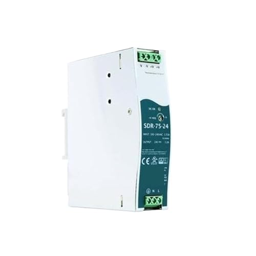 SDR-75 alimentation stabilisée 75W haute efficacité avec sortie unique 12V 24V 48V
