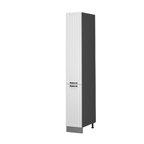 Vicco Armario de Farmacia Fame-Line Blanco casa de Campo 30 cm para Combinar con Otros