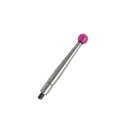 Contact Points for Dial Test Indicator M1.6 Thread 3mm Diameter Ruby Ball 20.9mm Length (M1.6xD3.0xL20.9)