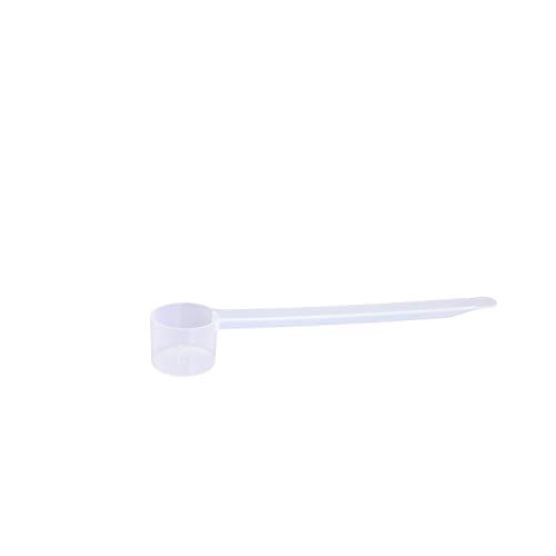 Image of Plastic Measuring Scoop, (6.5 cc | 6.5 mL) Long Handle Spoons for Powders and Granules, Coffee, Pet Food, Grains, Protein, Spices and Other Dry Goods, BPA Free (Pack of 1)