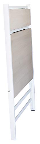 Bureau pliable Silvia console gain de place informatique design bois - 3