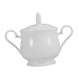 Utilisation polyvalente : adapté à de multiples environnements, ce sucrier peut être placé dans la cuisine, le salon, le bureau et plus , ajoutant du plaisir et de l'élégance à votre vie quotidienne, récipient à sucre rétro, joli sucrier