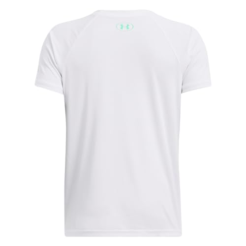 Image of Under Armour Boys' Tech Hybrid Printed Fill Short-Sleeve T-Shirt