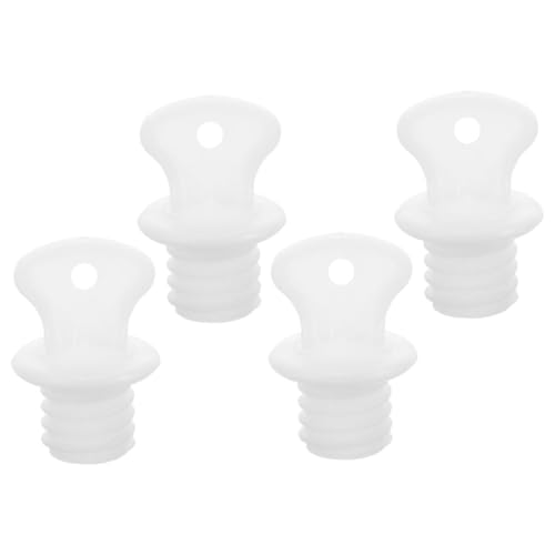 TOVINANNA 4pcs Hot Water Bag Lids Plastic Sealing Topper Thermal Stopper for Hot Water Bottle Leakproof Hot Water Sack Plugs Warm Water Bottle Topper