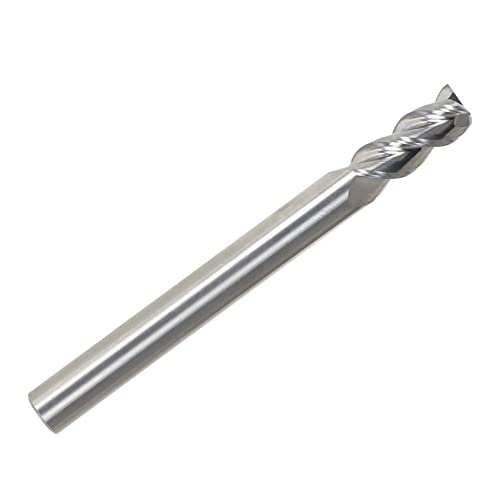 Image of Carbide Alu-Power Square End Mill 3 Flute 1 /4 Inch 45 Degree Helix, Tungsten Steel