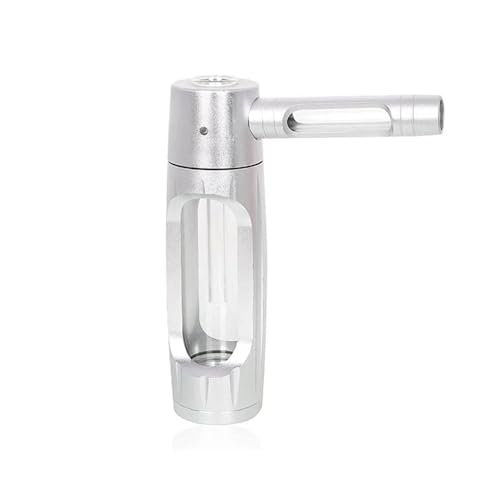 VapoBong Tragbare Bong aus Aluminium & Glas – Kompakte Wasserpfeife für Kräuter & Tabak – Leicht zu reinigen – portable Reise-Bong (Silber) VapoBong Tragbare Bong aus Aluminium & Glas – Kompakte Wasserpfeife für Kräuter & Tabak – Leicht zu reinigen – portable Reise-Bong (Silber)