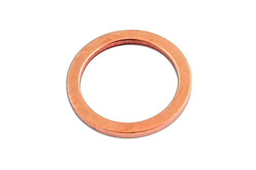 Rondelle d'étanchéité Connect 31834 en cuivre M14 x 18 x 1.5mm pour raccord hydraulique (100 pièces)