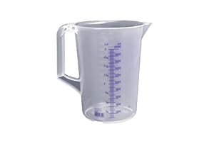 Hünersdorff Messbecher 2l PP Transparent Blau
