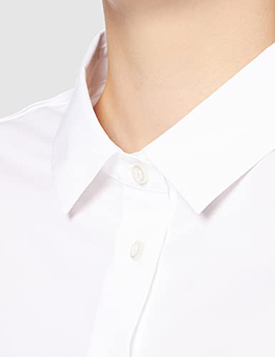 Seidensticker-Damen-Bluse--Buegelleichteschmal-taillierte-Hemdbluse-mit-Hemdblusenkragen-und-Kragen-Ausschnitt--Langarm--96-Baumwolle4-Elastan