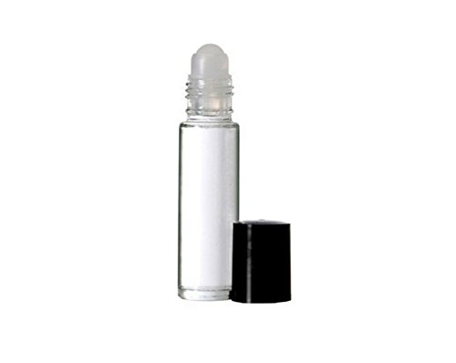 3PCS 10ml 0.34oz Recarga el rollo de cristal claro en botellas del vial con las bolas de cristal del rodillo para los perfumes del aceite esencial Bálsamos del lustre del labio