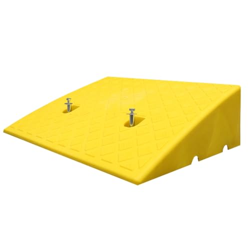 Rampa portátil de plástico amarillo 50x40x17 cm miniatura 1