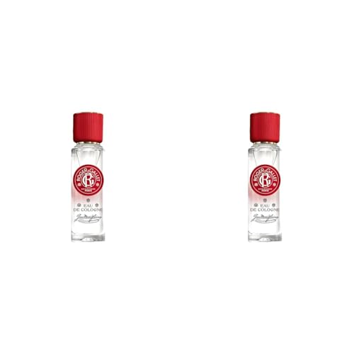 Roger&Gallet - Eau de Cologne Jean Marie Farina - Eau de Cologne aux Huiles Essentielles Citron, Orange, Petit Grain, Lavande & Romarin - Une Sensation Délicieuse et Vivifiante (Lot de 2)