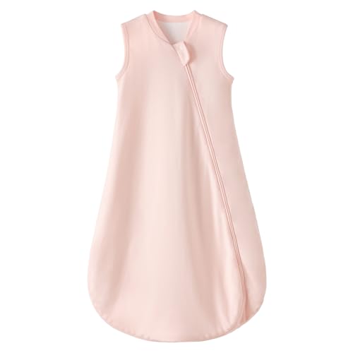 Image of usbettas 1.0 Tog 2.5 Tog Baby Sleep Sack, Unisex Cotton Toddler Sleeping Sack for Babies, 2-Way Zipper Baby Wearable Blanket