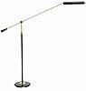 House of Troy Lighting PFLED-617 Grand Piano 1LT 4W LED Piano Floor Lamp, 26" x 10" x 33", Black Finish with Polished Brass Accents #3