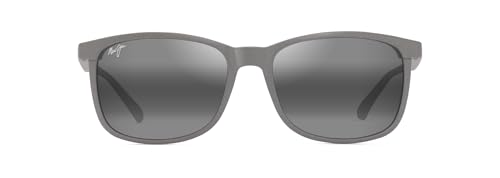 Maui Jim Hulili Gafas, Matte Grey, 57-17-145 Unisex Adulto