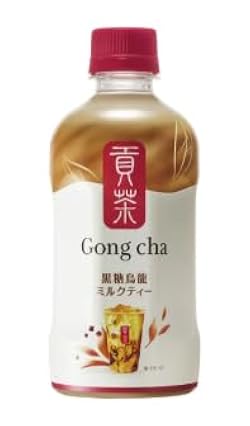 ゴンチャ　Gong cha　黒糖烏龍　ミルクティー　24本 Amazon.co.jp: 【販路限定品】貢 茶 黒糖烏龍ミルクティー